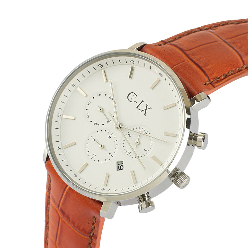 Be;mont White / Tan Leather