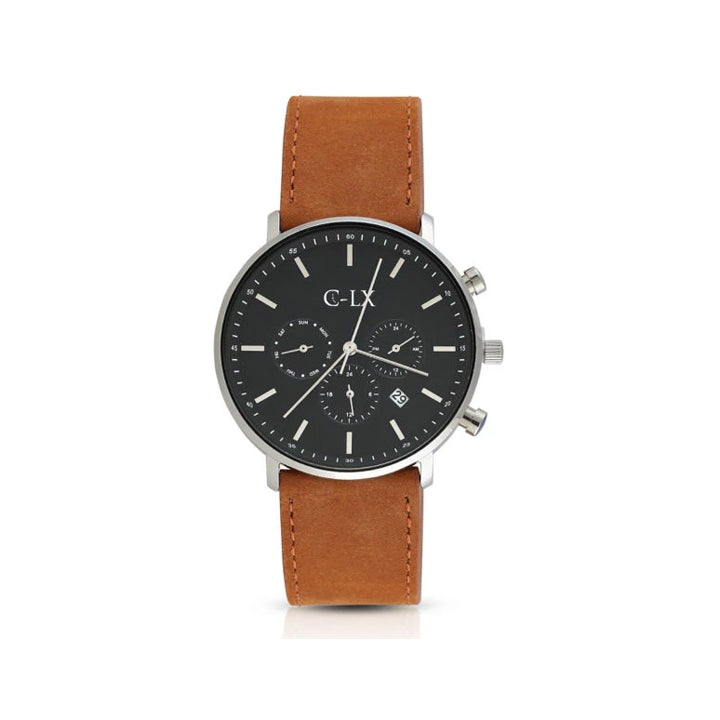 Belmont Tan / Black Nubuck Chrono