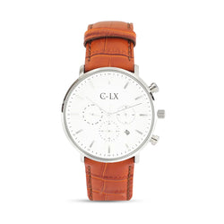 Be;mont White / Tan Leather