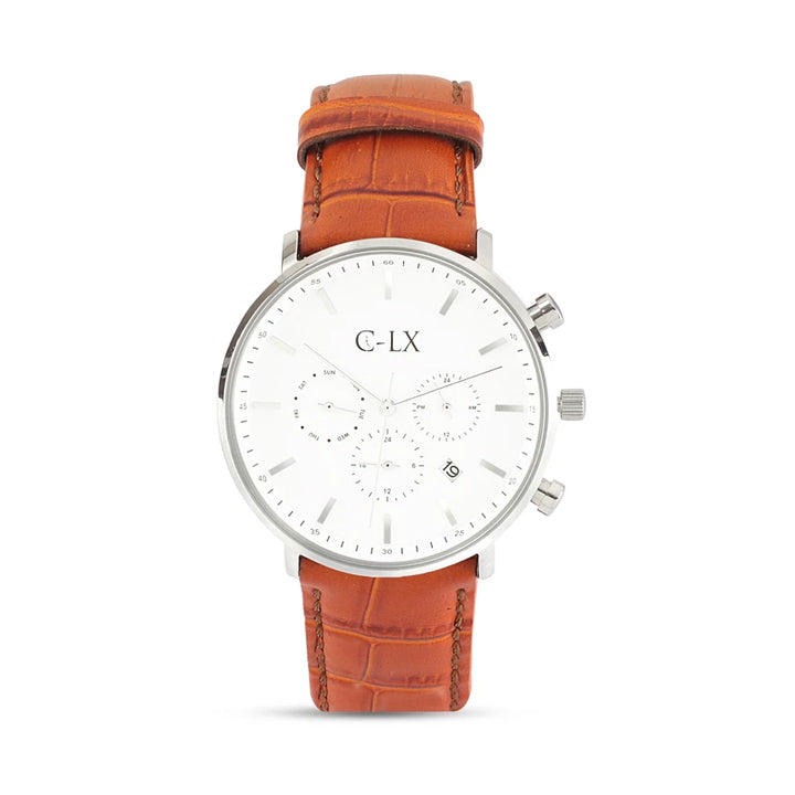 Be;mont White / Tan Leather