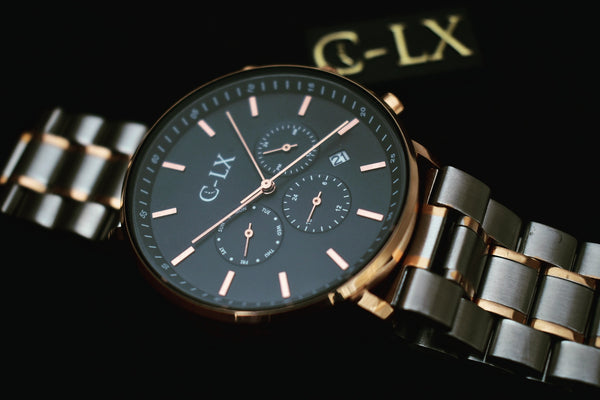 Belmont Black / Silver / Rose Gold