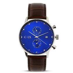 Attucks Blue / Brown Chrono