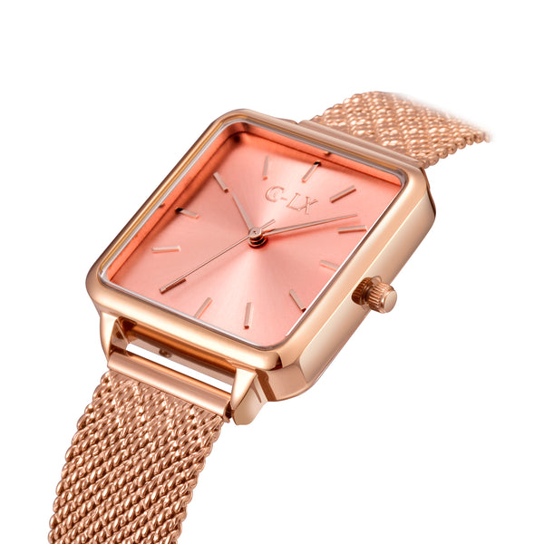 Septima Light Pink / Rose Gold Mesh