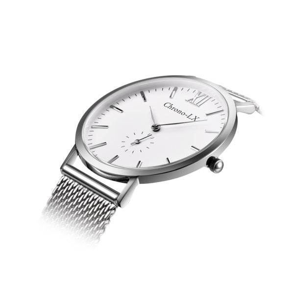 Franklin White / Silver Mesh